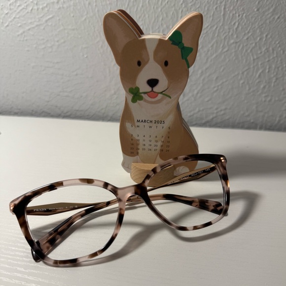 Prada Tortoiseshell Eyeglasses - Picture 1 of 8